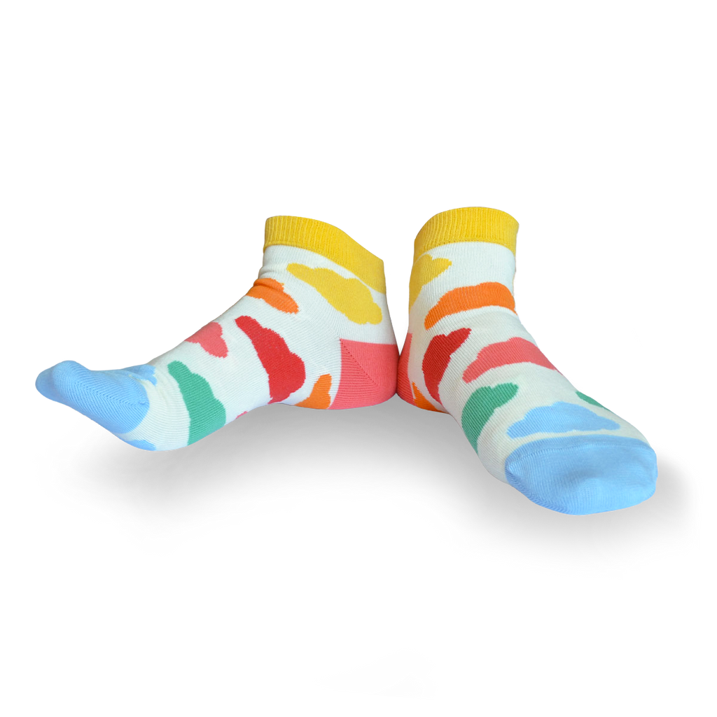 Chaussettes fantaisie CA PLANE POUR MOI COURTES Coton bio 1