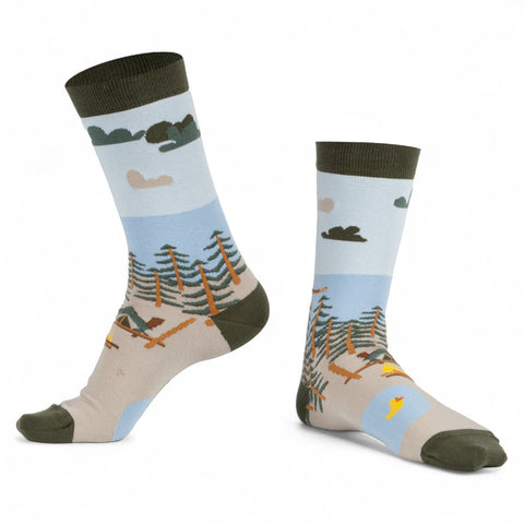 Chaussettes fantaisie CAMP PIGNON Coton bio 1