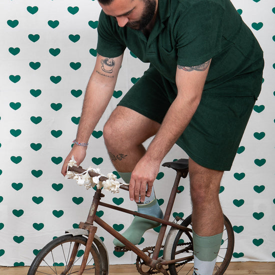 Chaussettes fantaisie CARGO SUR L’EAU Coton bio 2