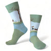 Chaussettes fantaisie CARGO SUR L’EAU Coton bio 1