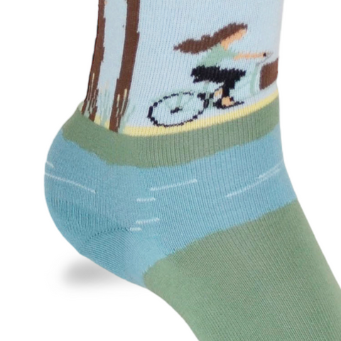 Chaussettes fantaisie CARGO SUR L’EAU Coton bio 3