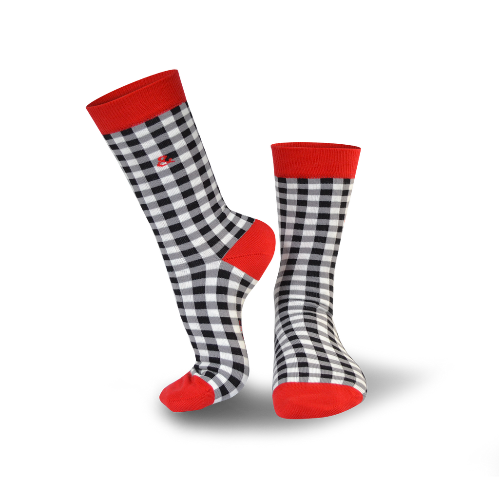 Chaussettes fantaisie CARRE MAGIQUE Coton bio 1