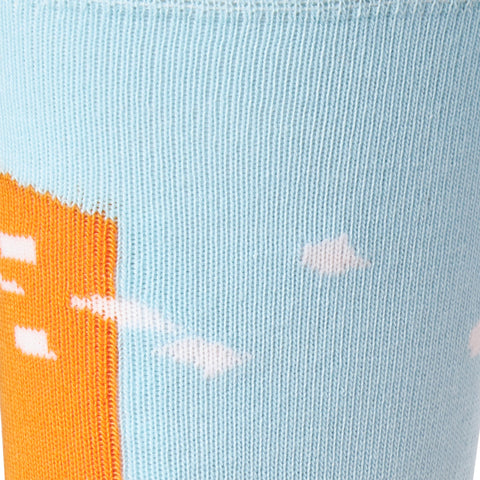 Chaussettes fantaisie CARRÉ VOLANT Coton bio 2