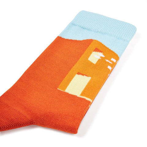 Chaussettes fantaisie CARRÉ VOLANT Coton bio 3