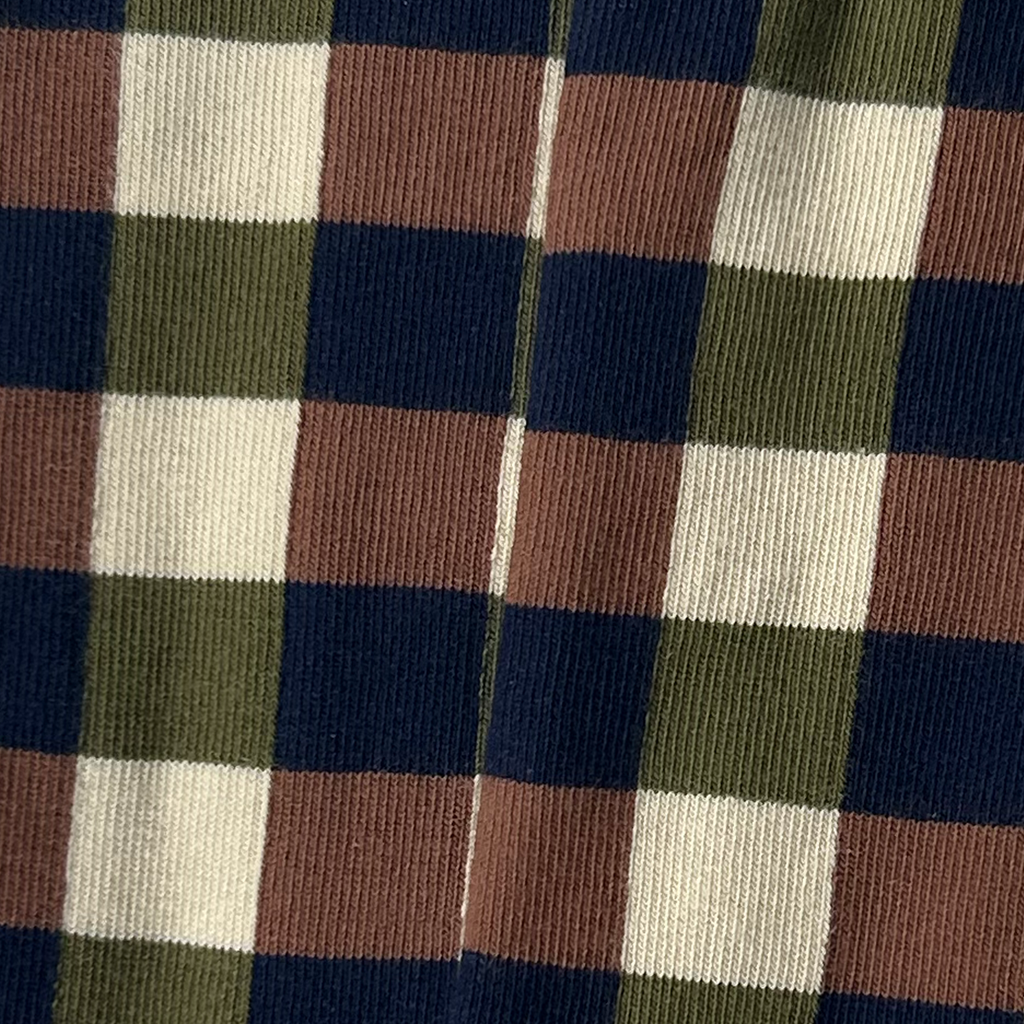 Chaussettes fantaisie CARREAUX EN BÛCHES Coton bio 2