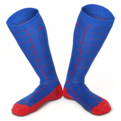 Chaussettes fantaisie CARREAUX GORILLE HAUTES Coton bio 1