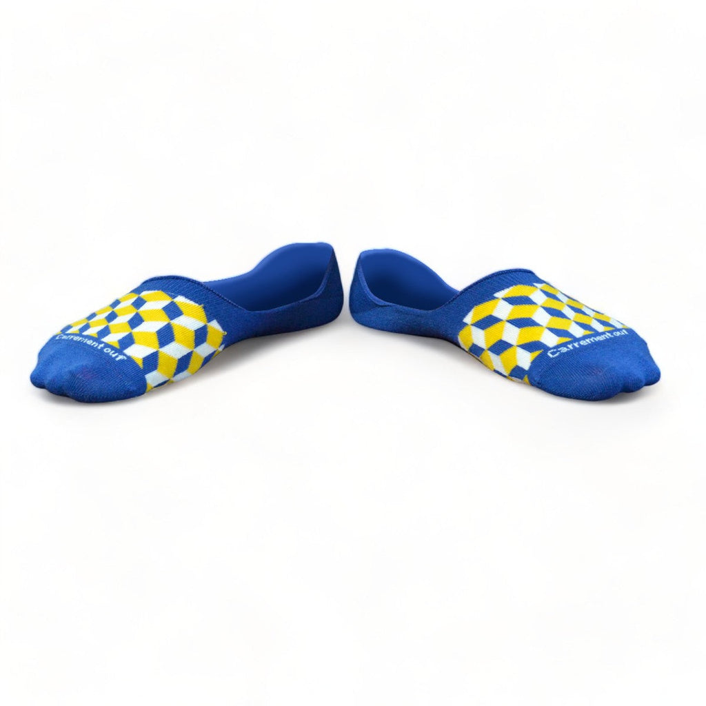 Chaussettes fantaisie CARREMENT OUF INVISIBLES Coton bio 1