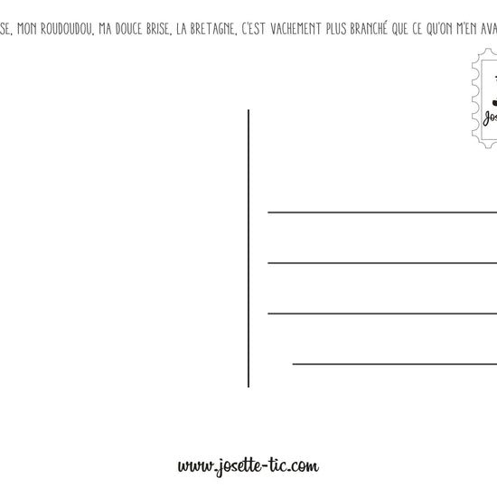 Chaussettes fantaisie Carte postale - Josette à Saint-Malibu Coton bio 2