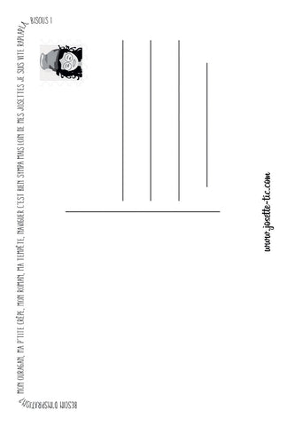 Chaussettes fantaisie Carte postale - Josette & la route du rhum Coton bio 2