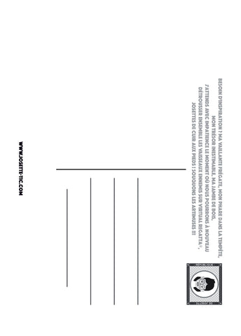 Chaussettes fantaisie Carte postale - Josette & les corsaires Coton bio 2