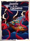 Chaussettes fantaisie Carte postale - Josette & les corsaires Coton bio 1