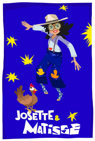 Chaussettes fantaisie Carte postale - Josette & Matisse Coton bio 1