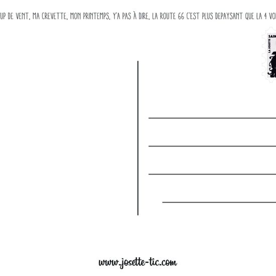 Chaussettes fantaisie Carte postale - On the road Coton bio 2