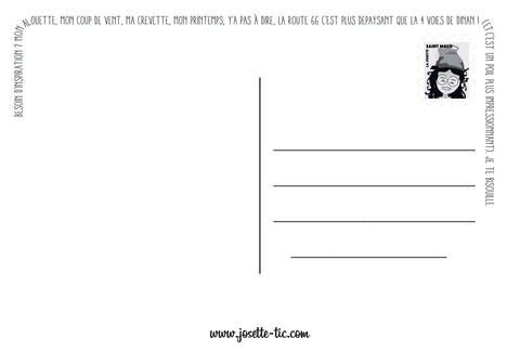 Chaussettes fantaisie Carte postale - On the road Coton bio 2