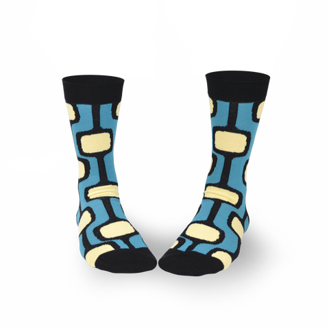 Chaussettes fantaisie CHAMBRE AVEC VUE Coton bio 1