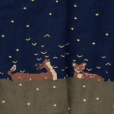 Chaussettes fantaisie CHAMPS D’ÉTOILES VOLANTES Coton bio 2