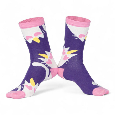 Chaussettes fantaisie CHAT PAIRE’LIPOPETTE Coton bio 1