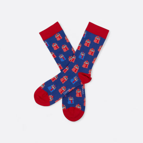 Chaussettes fantaisie CHAT PELE Coton bio 1