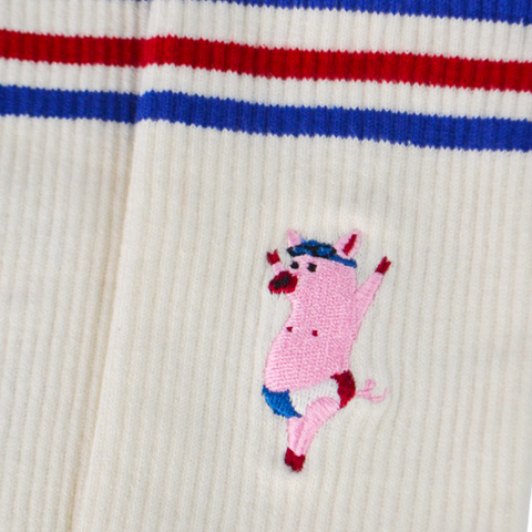 Chaussettes fantaisie CHAUD DEVANT! Coton bio 2