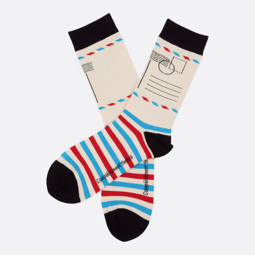 Chaussettes fantaisie COMPLÈTEMENT TIMBRÉ Coton bio 1