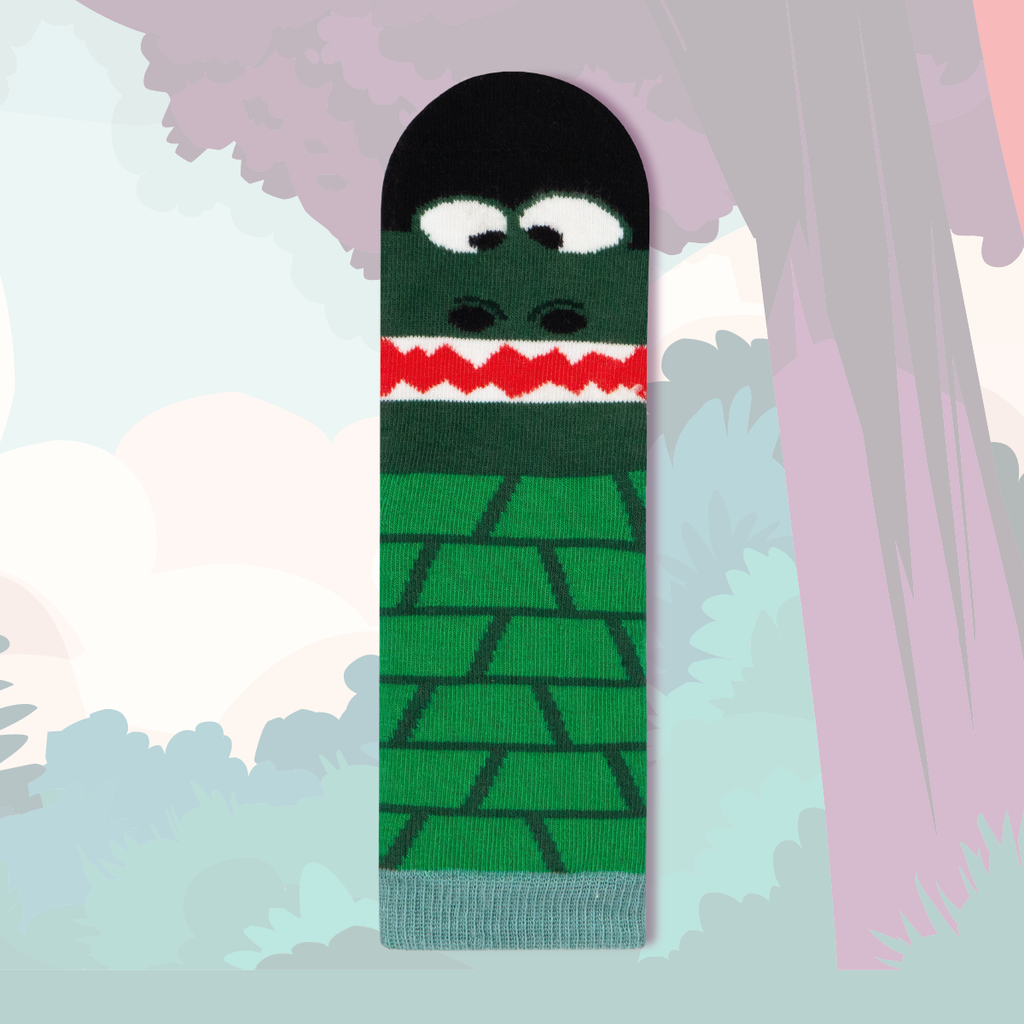 Chaussettes fantaisie CROCO Coton bio 1