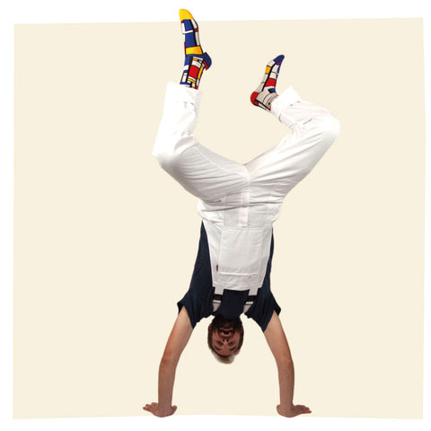 Chaussettes fantaisie DES PIET A LA TÊTE Coton bio 2