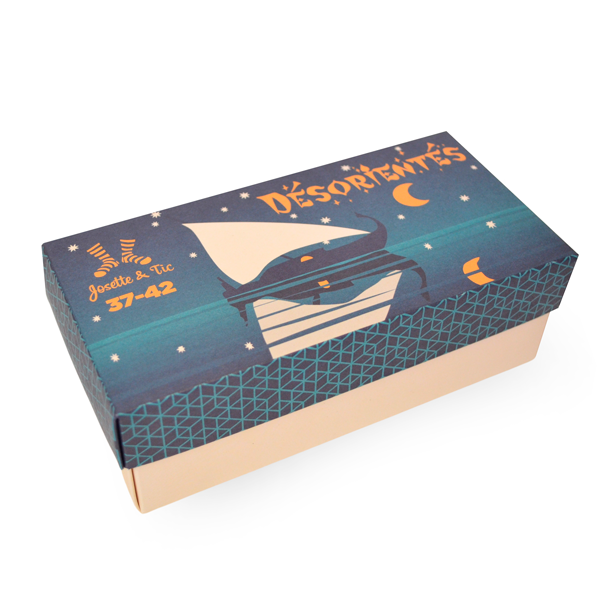 Chaussettes fantaisie DÉSORIENTÉS - Coffret 1001 nuits Coton bio 5