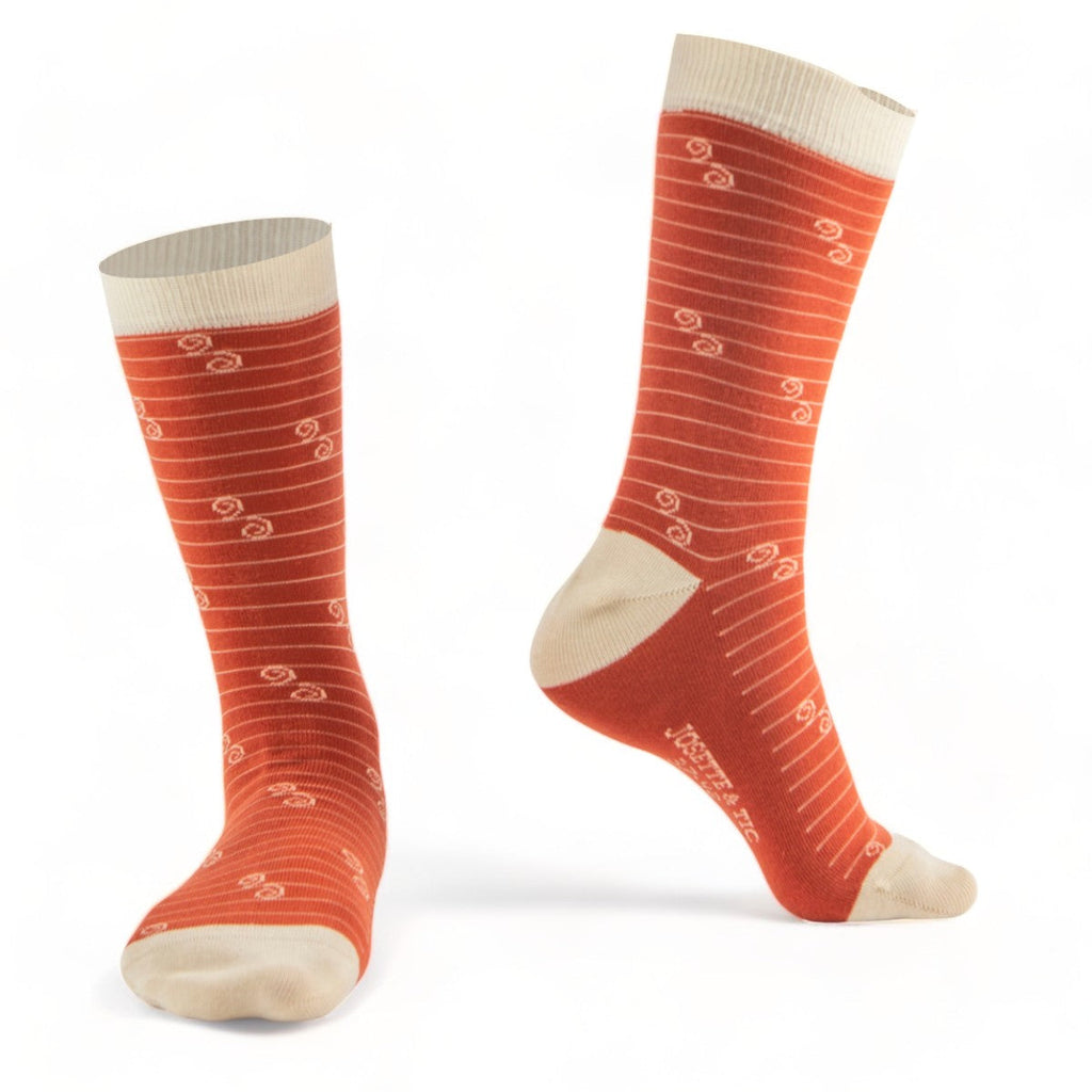 Chaussettes fantaisie EMPORTER PAR LA HOULE Coton bio 1