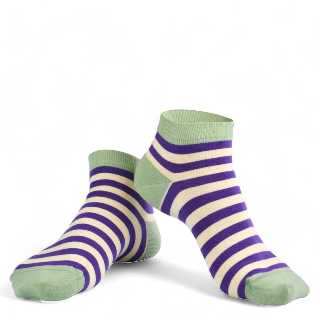 Chaussettes fantaisie EN FAIRE TOUT UN TIAN COURTES Coton bio 1