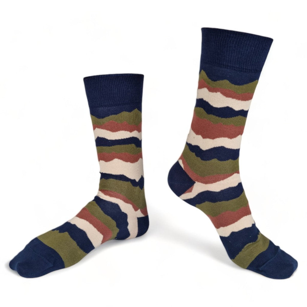 Chaussettes fantaisie EN FAIRE TOUTE UNE MONTAGNE Coton bio 1