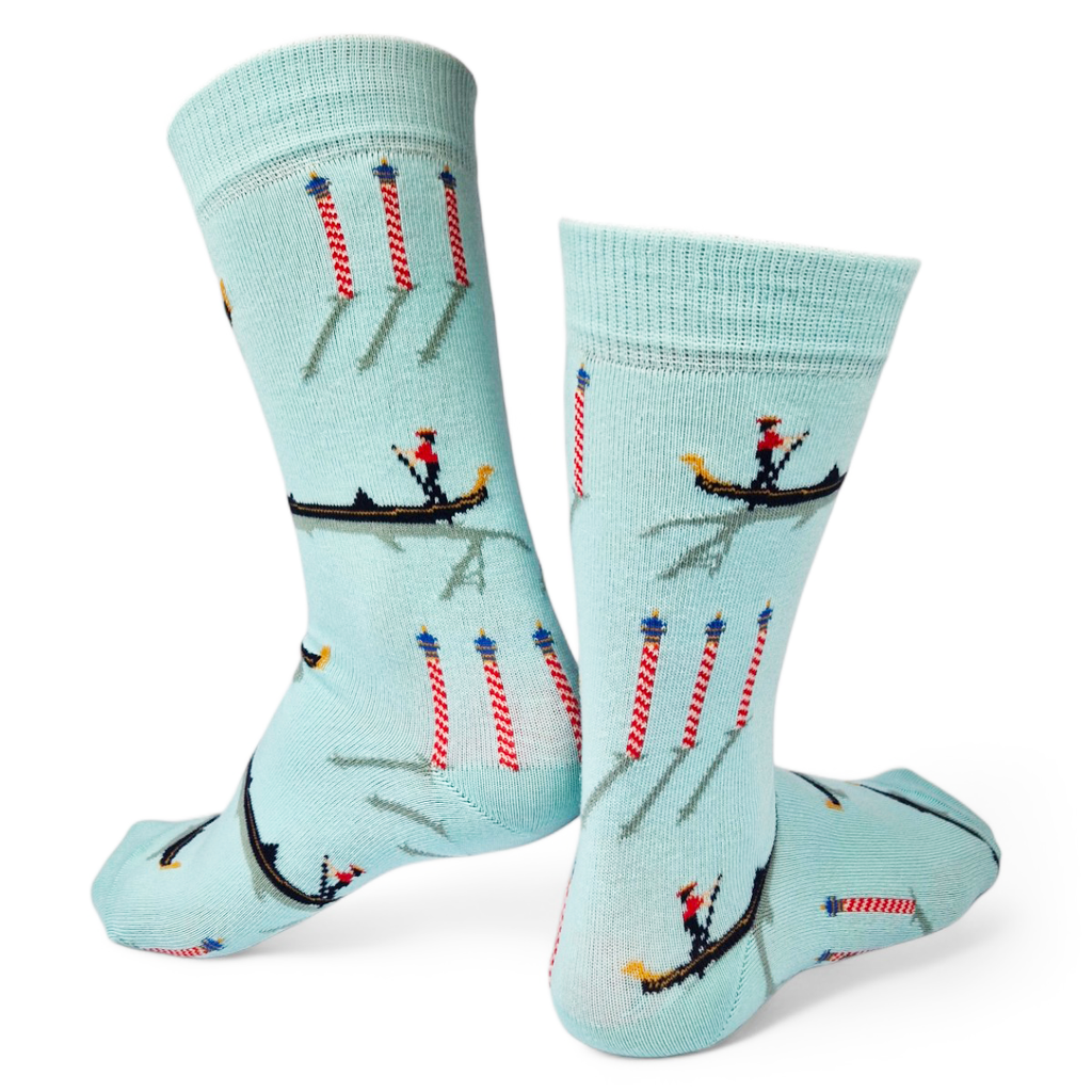 Chaussettes fantaisie EN TÊTE DE GONDOLE Coton bio 1