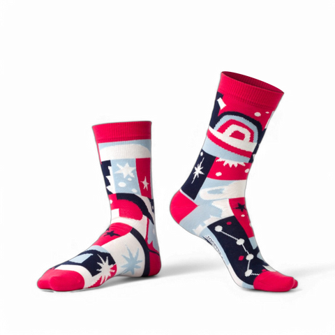 Chaussettes fantaisie ESPACE LIBRE Coton bio 1