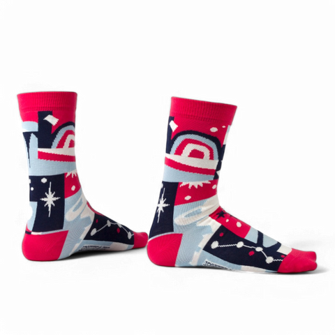 Chaussettes fantaisie ESPACE LIBRE Coton bio 3