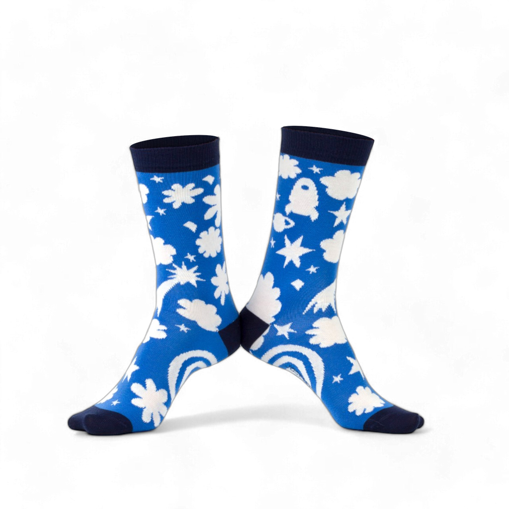 Chaussettes fantaisie ETOILE DE JOUY Coton bio 1