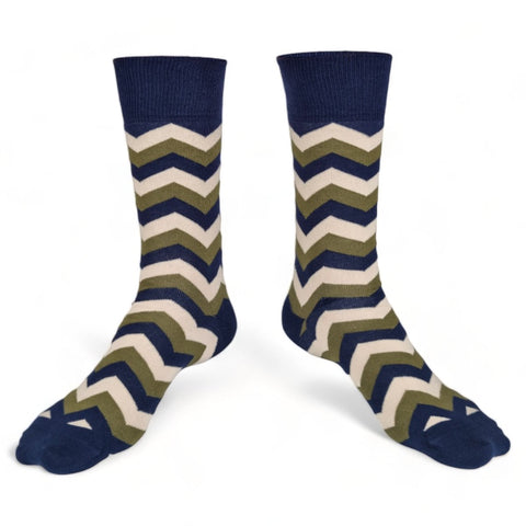 Chaussettes fantaisie ETRE AU SOMMET Coton bio 1