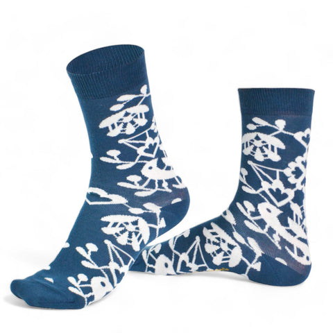 Chaussettes fantaisie FAIRE DANS LA DENTELLE Coton bio 2