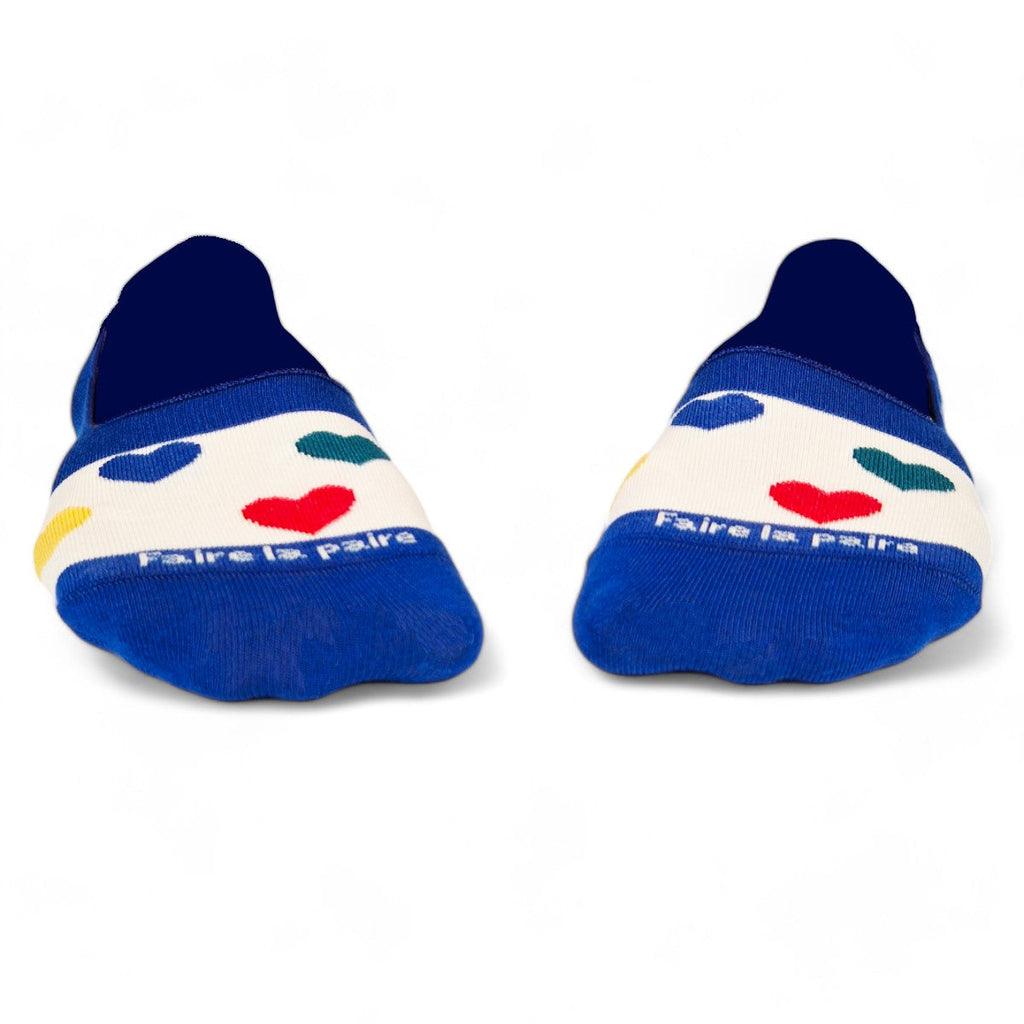 Chaussettes fantaisie FAIRE LA PAIRE INVISIBLES Coton bio 2