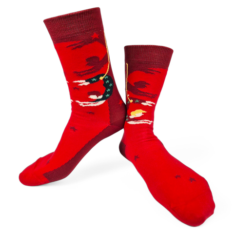 Chaussettes fantaisie FAIRE LE COCHON PENDU Coton bio 2