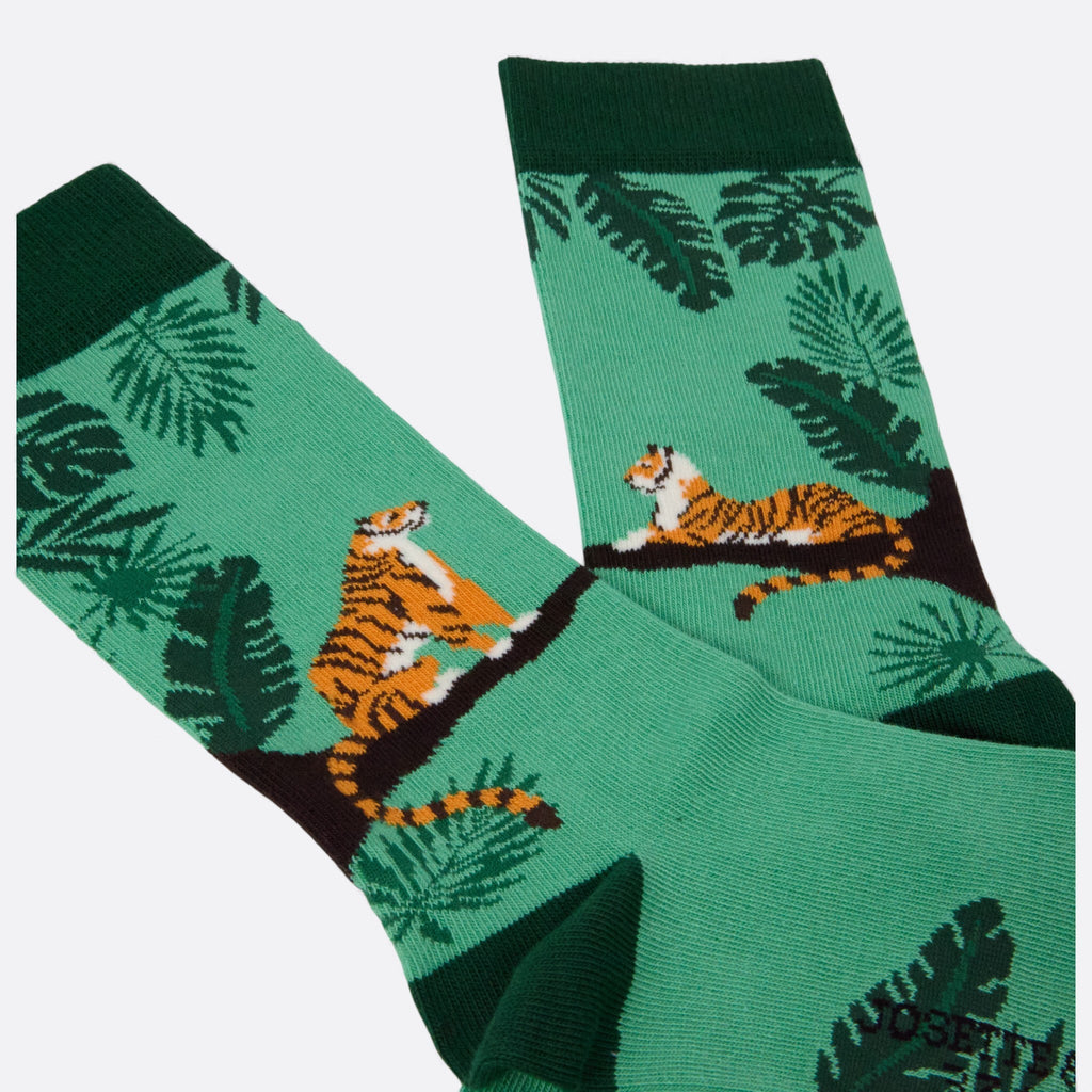 Chaussettes fantaisie FELINS POUR L’AUTRE Coton bio 1