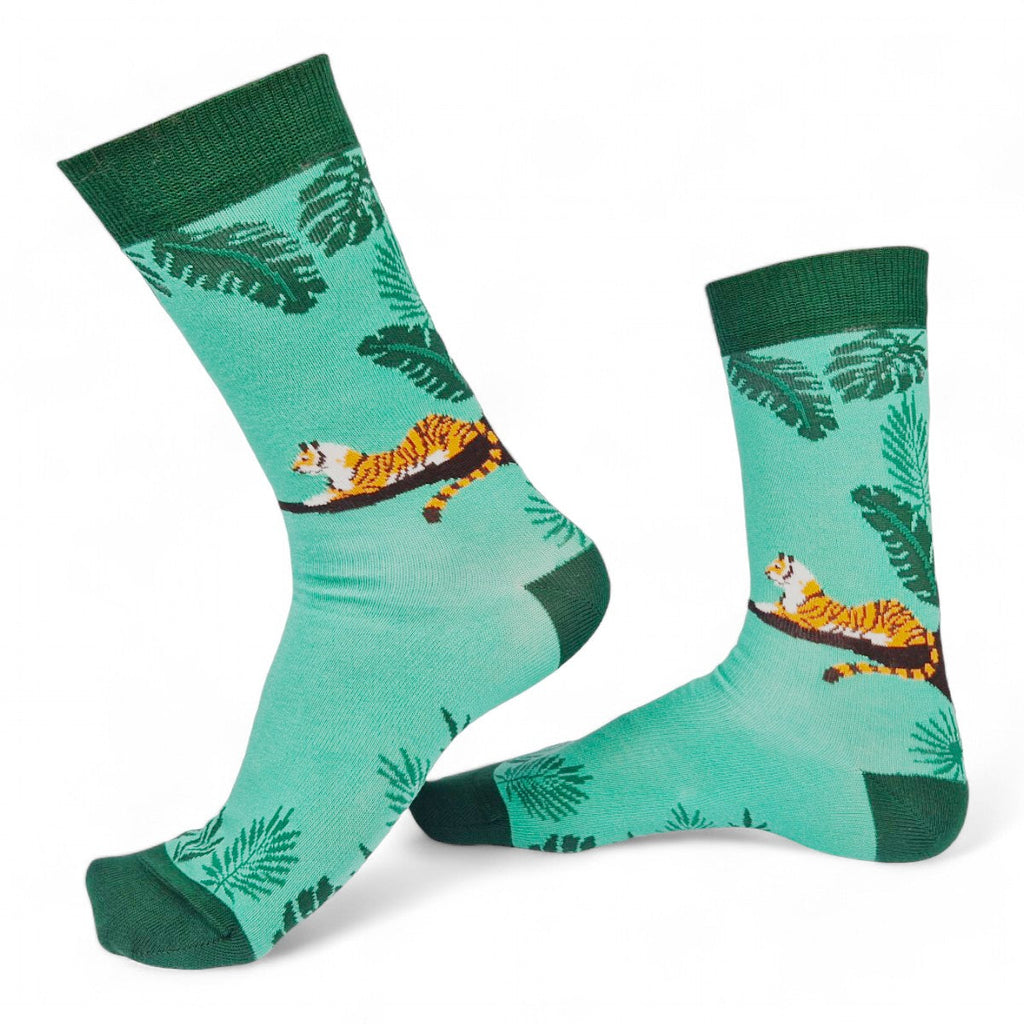 Chaussettes fantaisie FELINS POUR L’AUTRE Coton bio 1