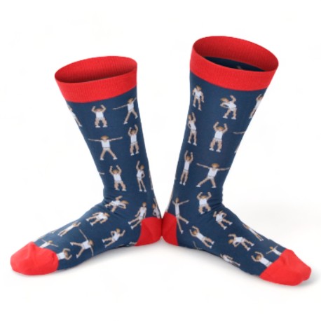 Chaussettes fantaisie FICHU FONDANT Coton bio 1