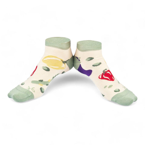 Chaussettes fantaisie FRAÎCHEUR PRINTANIÈRE COURTES Coton bio 3