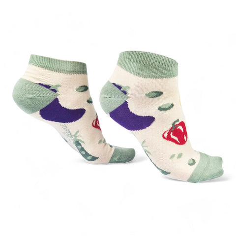 Chaussettes fantaisie FRAÎCHEUR PRINTANIÈRE COURTES Coton bio 1