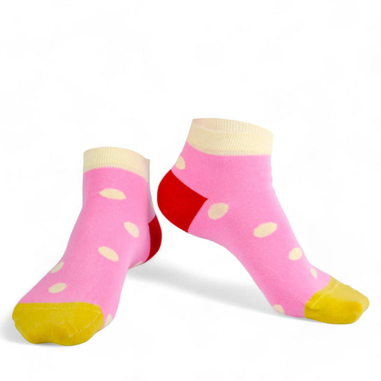 Chaussettes fantaisie GASPACHO DE FRAISES COURTES Coton bio 1
