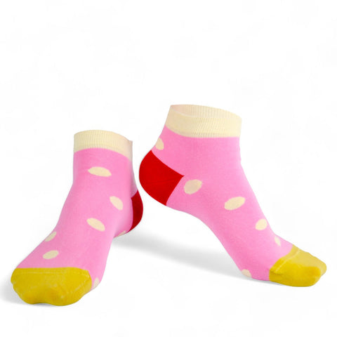 Chaussettes fantaisie GASPACHO DE FRAISES COURTES Coton bio 1