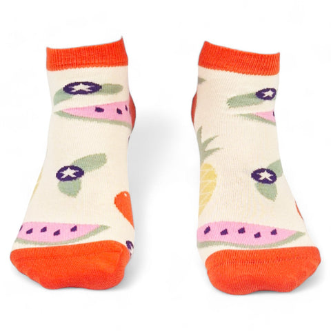 Chaussettes fantaisie GOÛTER VITAMINÉ COURTES Coton bio 2