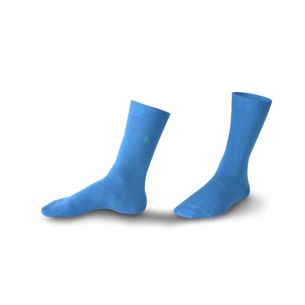 Chaussettes fantaisie GRAND BLEU Coton bio 1