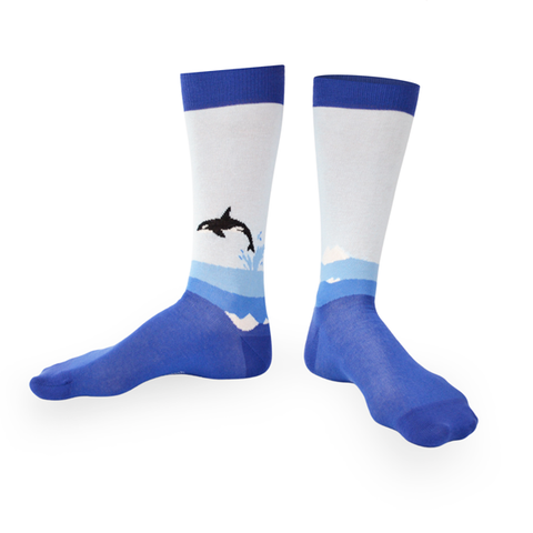 Chaussettes fantaisie GRAND SPLASH Coton bio 1