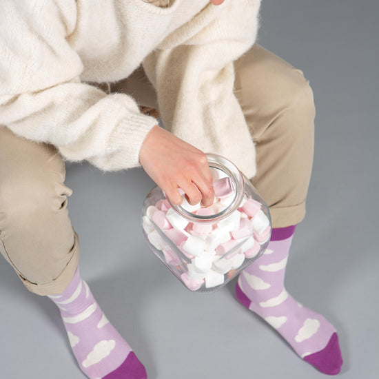 Chaussettes fantaisie GUIMAUVE Coton bio 2