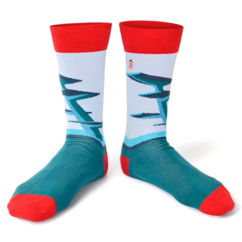 Chaussettes fantaisie HAUT VOL Coton bio 1